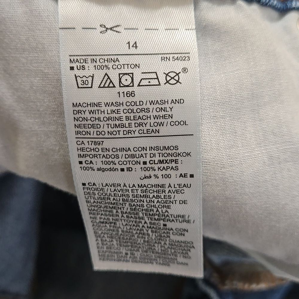 Old Navy Above The Knee Denim Jean Skirt Women's Sz 14, Farmhouse, Chore, Boho - Picture 6 of 8